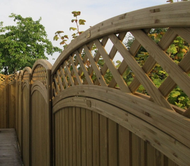 Curved Framed Trellis