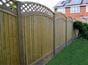 Curved top Tongue and Groove Fence Panel