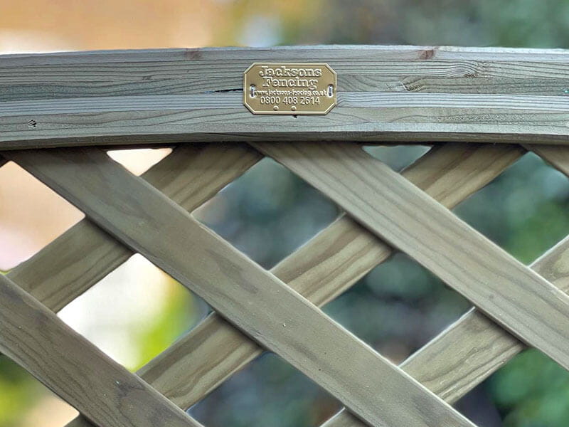 Curved Framed Trellis Arch Top Trellis Jacksons Fencing