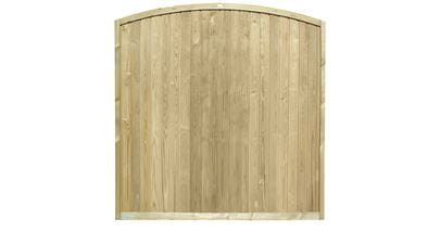 Tongue and Groove Convex Fence Panel 6ft