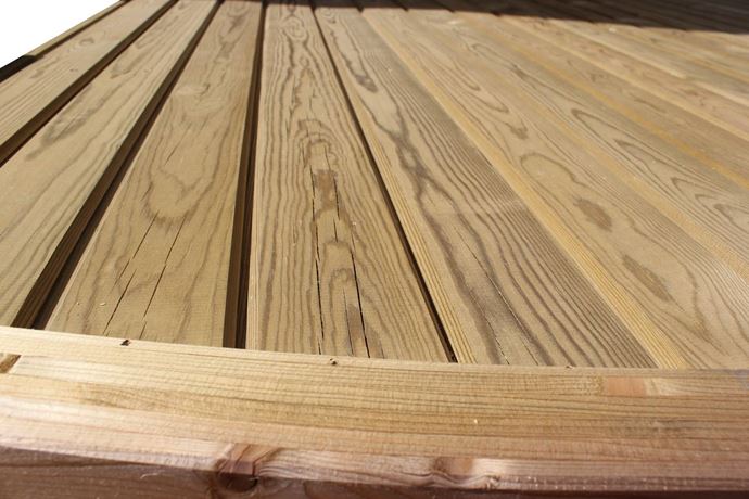 Tongue and groove fence panel