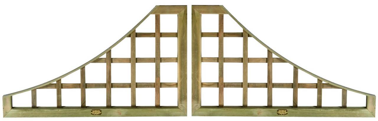 Pair Trellis Square Panels