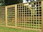 Square trellis panel and gate