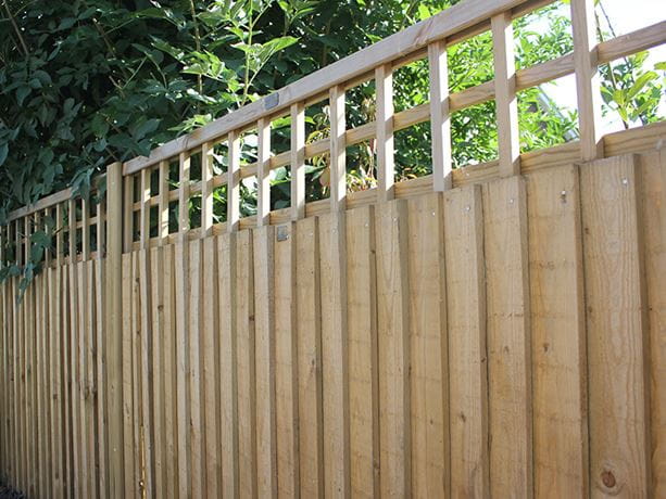 Square trellis topper panel