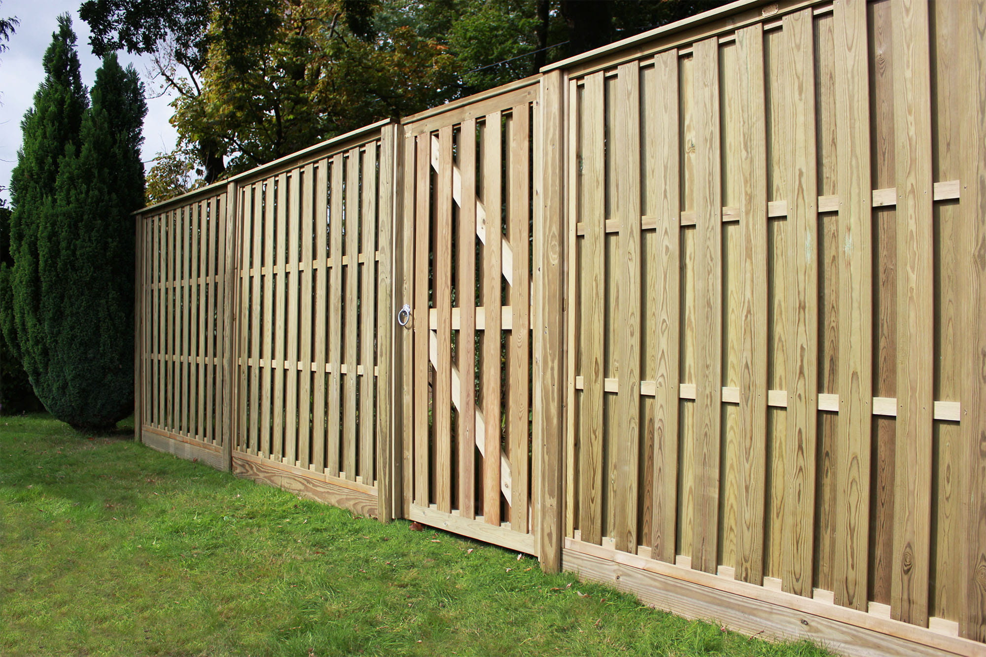 Vertical Hit And Miss Fence Panels Jacksons Fencing