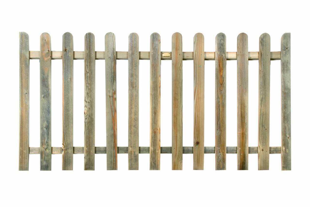 round top pallesade panel