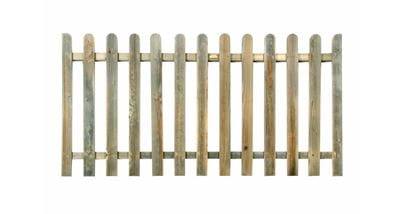 round top pallesade panel