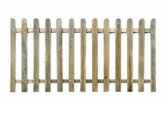 1.0m High Round Pale Picket Panel