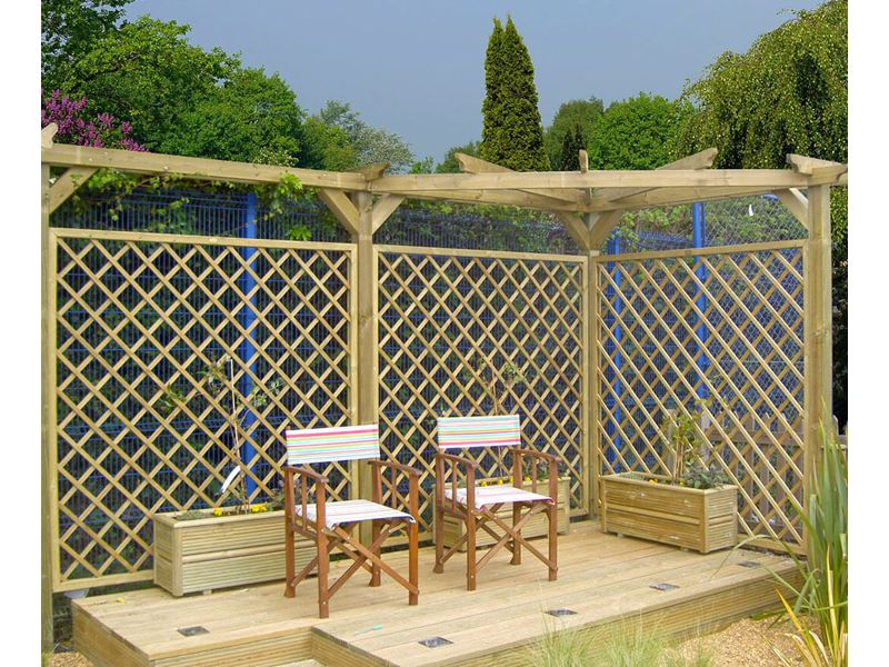 Corner Pergola