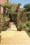 Pergola on side of house