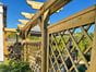 single beam pergola
