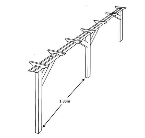 Single pergola