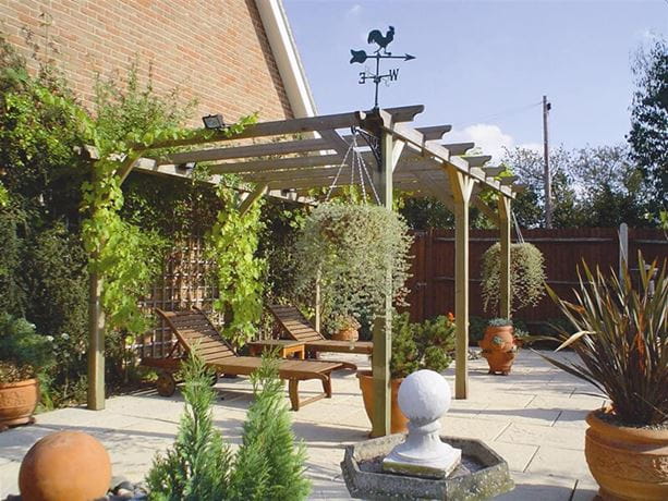 Wooden Garden Pergola - secret collection