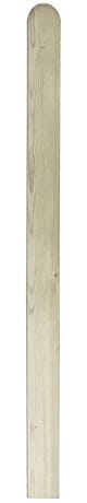 1m Rounded Palisade