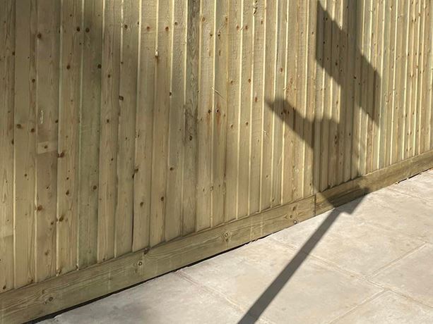 Featherboard Fencing Gravel Board