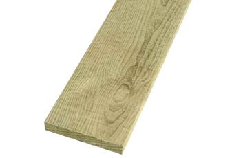 Gravel board for traditional Featherboard fencing system 2.40m 150 x 25mm