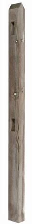 Pointed Inter post for picket fencing