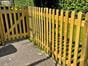 Rounded Top Garden Palisade Fence