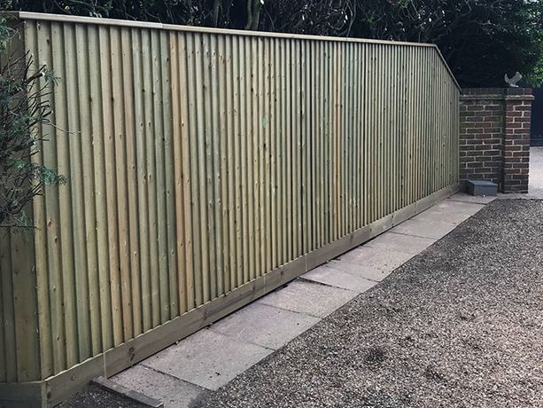 Traditional Fencing Gravel Board