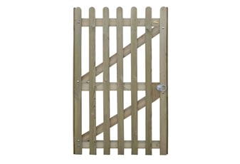 1.75m High x 1.0m Wide Round Pale (Non-Std) Palisade Gate (LH) with fittings