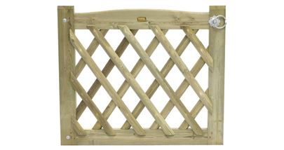 criss cross garden gate