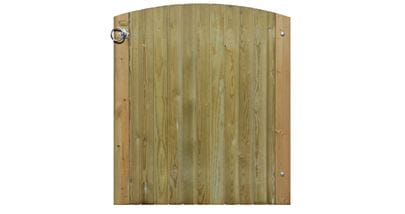 Arch top garden gate