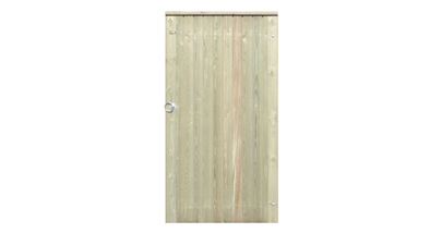Solid privacy garden gate