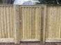 Timber garden gate