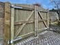 Double Leaf Board Brabourne Garden Gates Back