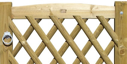 Jaktop Criss Cross Style Garden Gate Detail