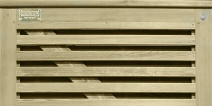 Venetian Hit  Miss Garden Gate Detail