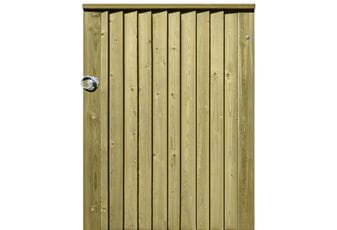 1.475m High x 1.00m Wide Featherboard Gate (RH) With Fittings 