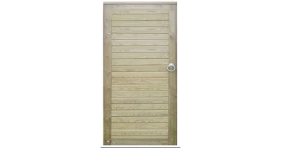 Left Hand Hanging Horizontal Tongue and Groove Garden Gate