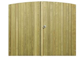 Pair of 1.75 high x 1.0m Wide each leaf Brabourne Arched Gates With Fittings