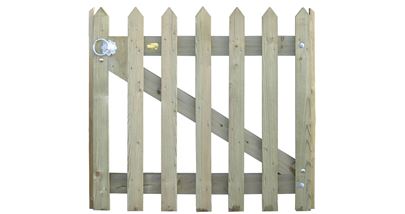 palisade pointed top gate