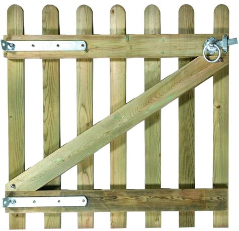 picket gate back