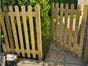 Rounded Top Palisade Garden Gate