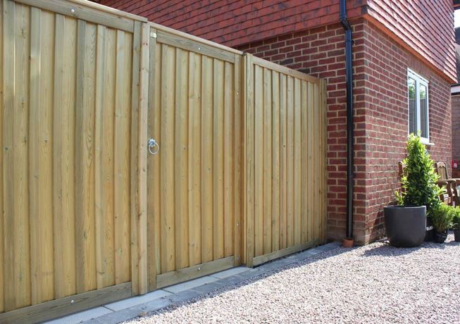 Timber chilham garden gate