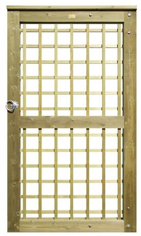 Square Trellis Premier Garden Gate