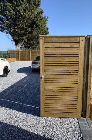 Urban garden gate