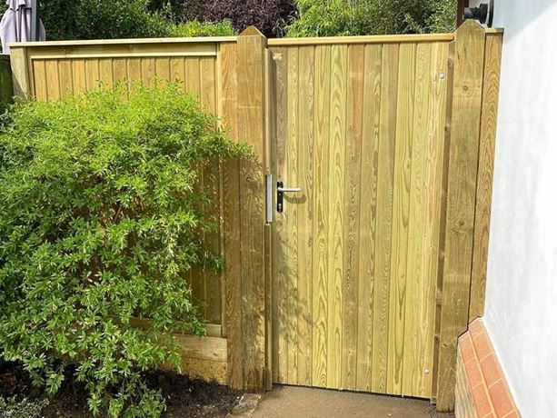 wooden garden gates
