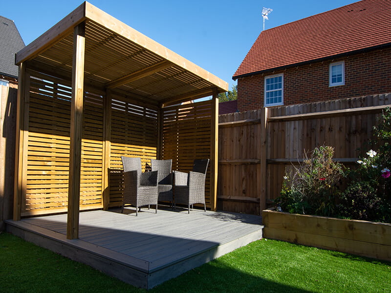 Garden shelter for spring