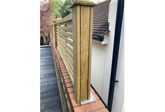 How to install a fence onto concrete