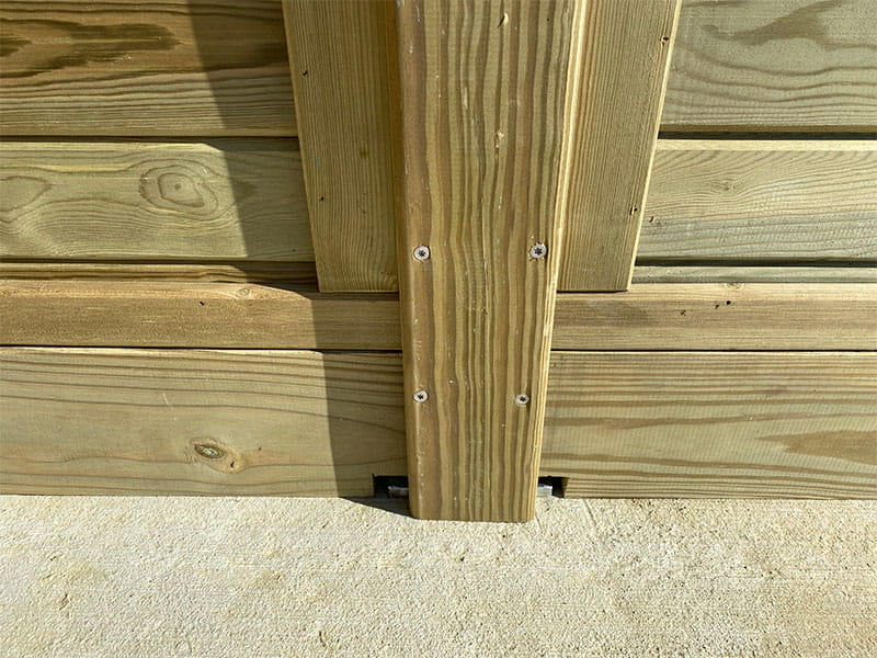 Slotted Fence Post Foot | Jacksons Fencing