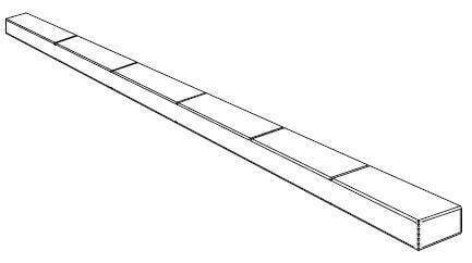 140mm face landscape timber
