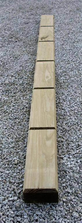 140mmFace Grooved Landscape Timber Jakwall 2.35m x 90 x 140mm Planed Finish Jakcured