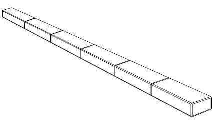 Grooved all round timber