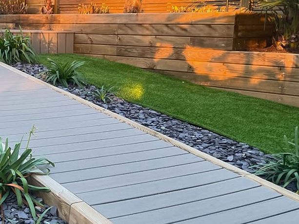 Jakwall landscaping timbers ungrooved