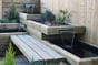 water feature in garden