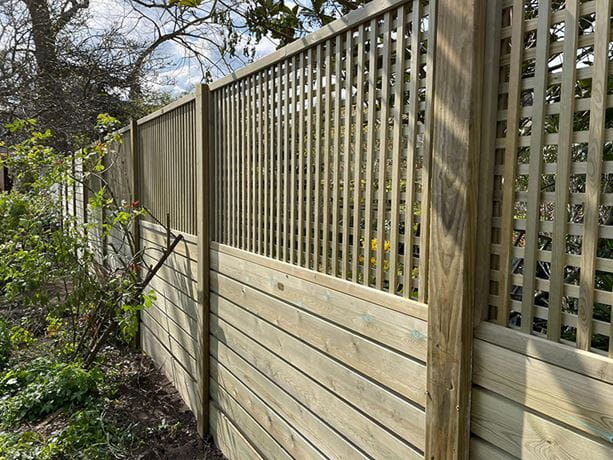 Small square trellis panels